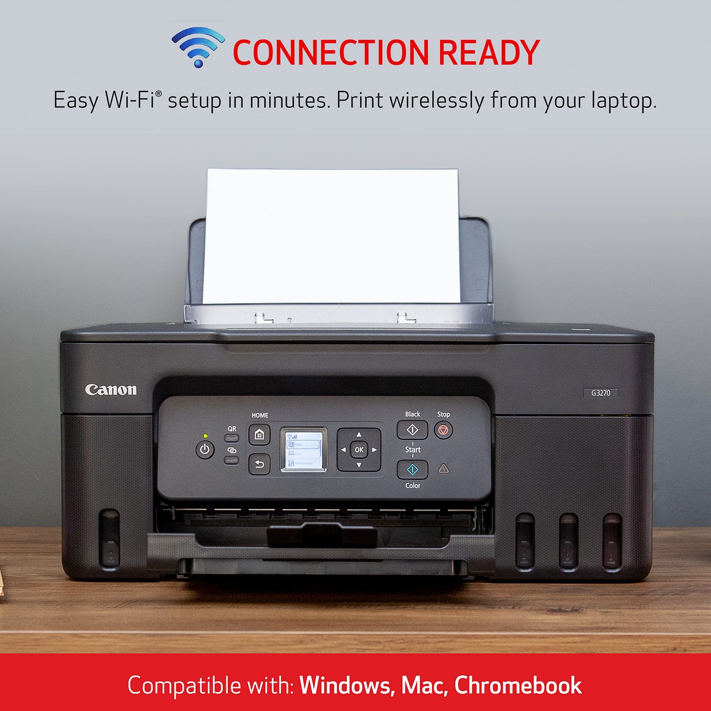 Canon MegaTank All-in-One Wireless Inkjet Printer. for Home Use, Print, Scan and Copy