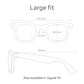 Meta Ray-Ban Smart Glasses, Wayfarer, Matte Black/Polarized Gradient Graphite, Large